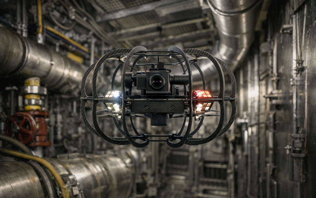 Drone en centrale nucléaire, Alphascan au service d&rsquo;EDF